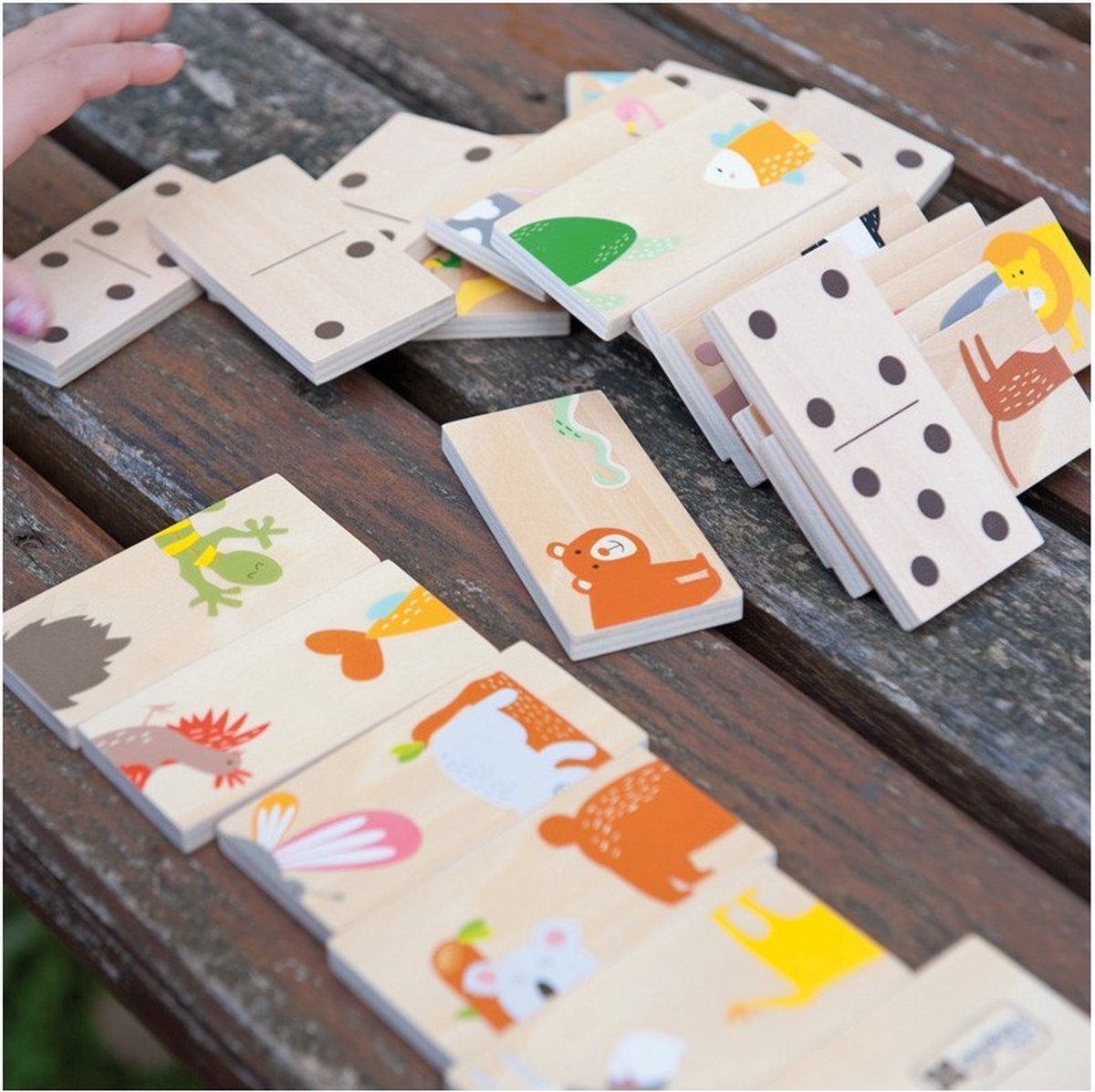 Andreu Toys Andreu speelgoed andreu - dieren puzzel domino