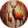 Oranje, rood, bruin, zwart, wit