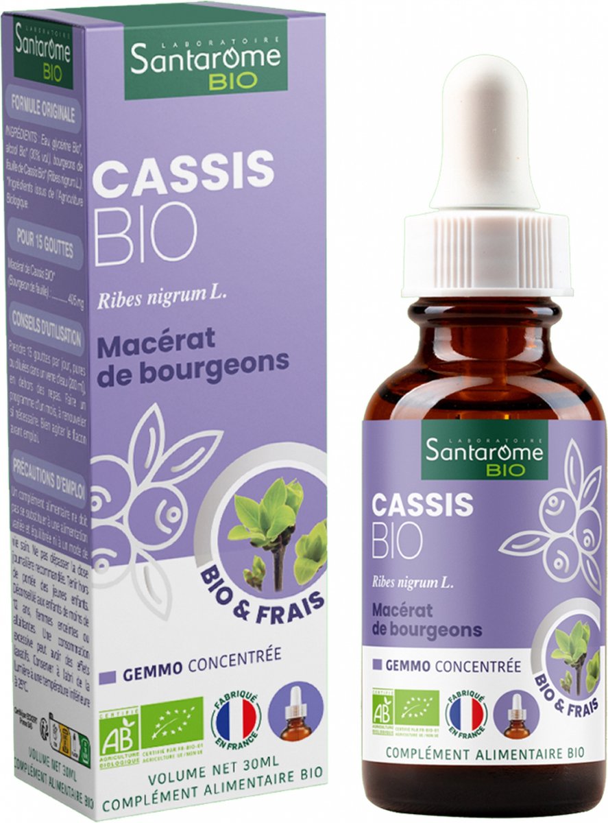 Goedkoopste Santarome Biologische Zwarte Bes 30 ml