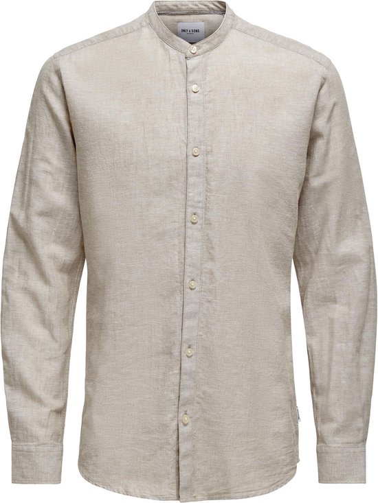 Only & Sons Camicia Uomo Onscaiden Life Reg LS 1 Pkt - Maniche Lunghe, Colletto Classico, Vestibilità Regolare