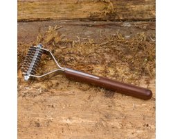 Mars Coat-King Trimmer – Houten Handvat – 10 Stompe Bladen – 3,5 mm Bladafstand – Voor Hondenverzorging