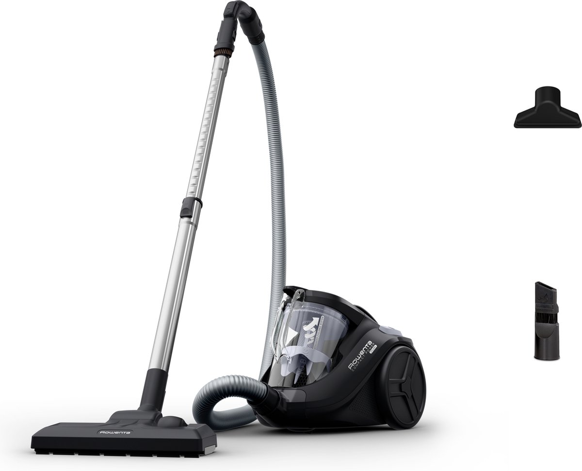 Rowenta Compact Power Cyclonic RO3725EA - Stofzuiger Zonder Zak - 750W - Mono Cycloontechnologie - 1,5L Reservoir - Compact & Licht