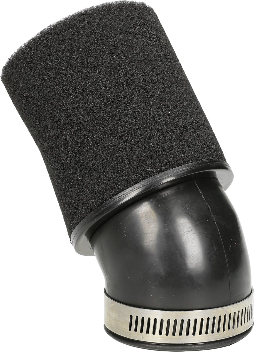 Mezoly luchtfilter Ø50mm schuin zwart