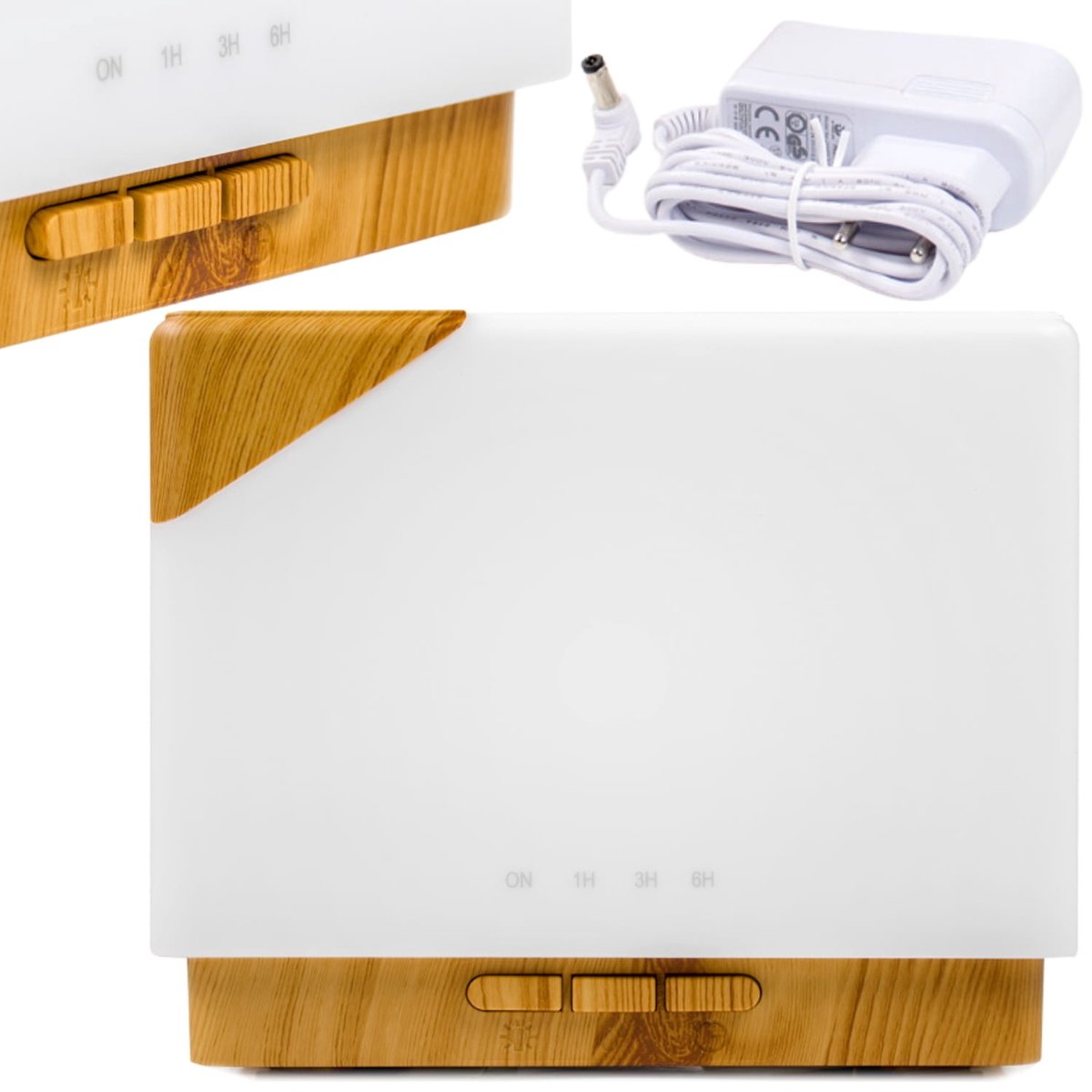 Goedkoopste Aroma diffuser - 700ml capaciteit - 15 x 15 x 13 cm - stille werking