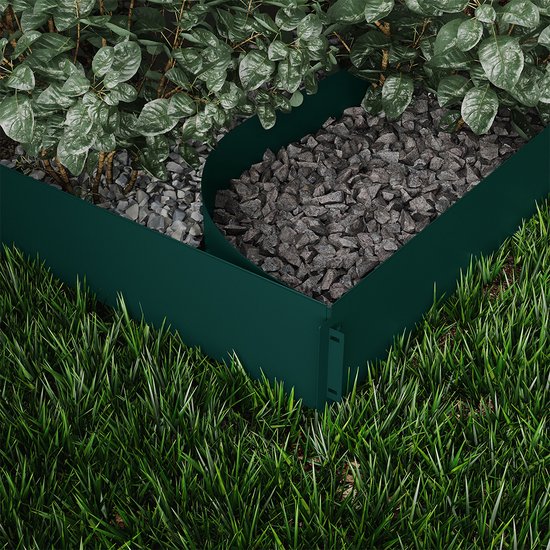 Bordure de pelouse Serina, vert, 100 x 18 cm, 10 mètres