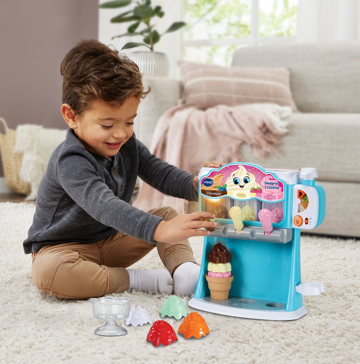 VTech Smulpret Ijssalon - Educatief Speelgoed - Stimuleert Creativiteit - Speelgoed vanaf 2 Jaar — cadeau in Spellen & Speelgoed - foto 6