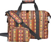 Bol.com 40 liter opvouwbare weekendtas voor dames - grote handbagagetas met schoenenvak - sporttas voor dames meisjes - kliniekt... aanbieding