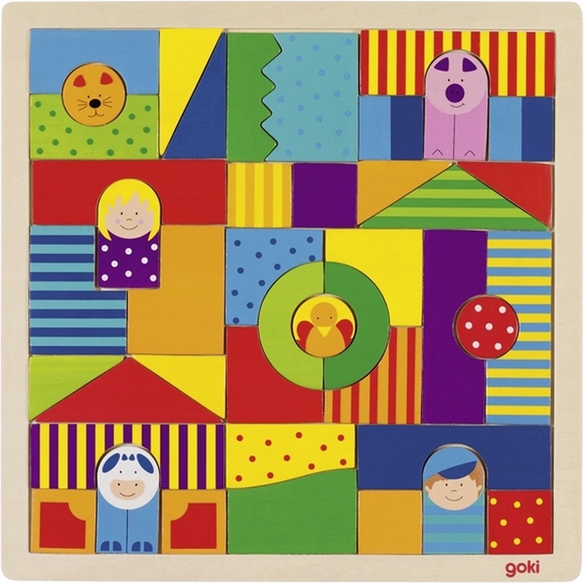 Goki Puzzel Boerderij 43-Delig