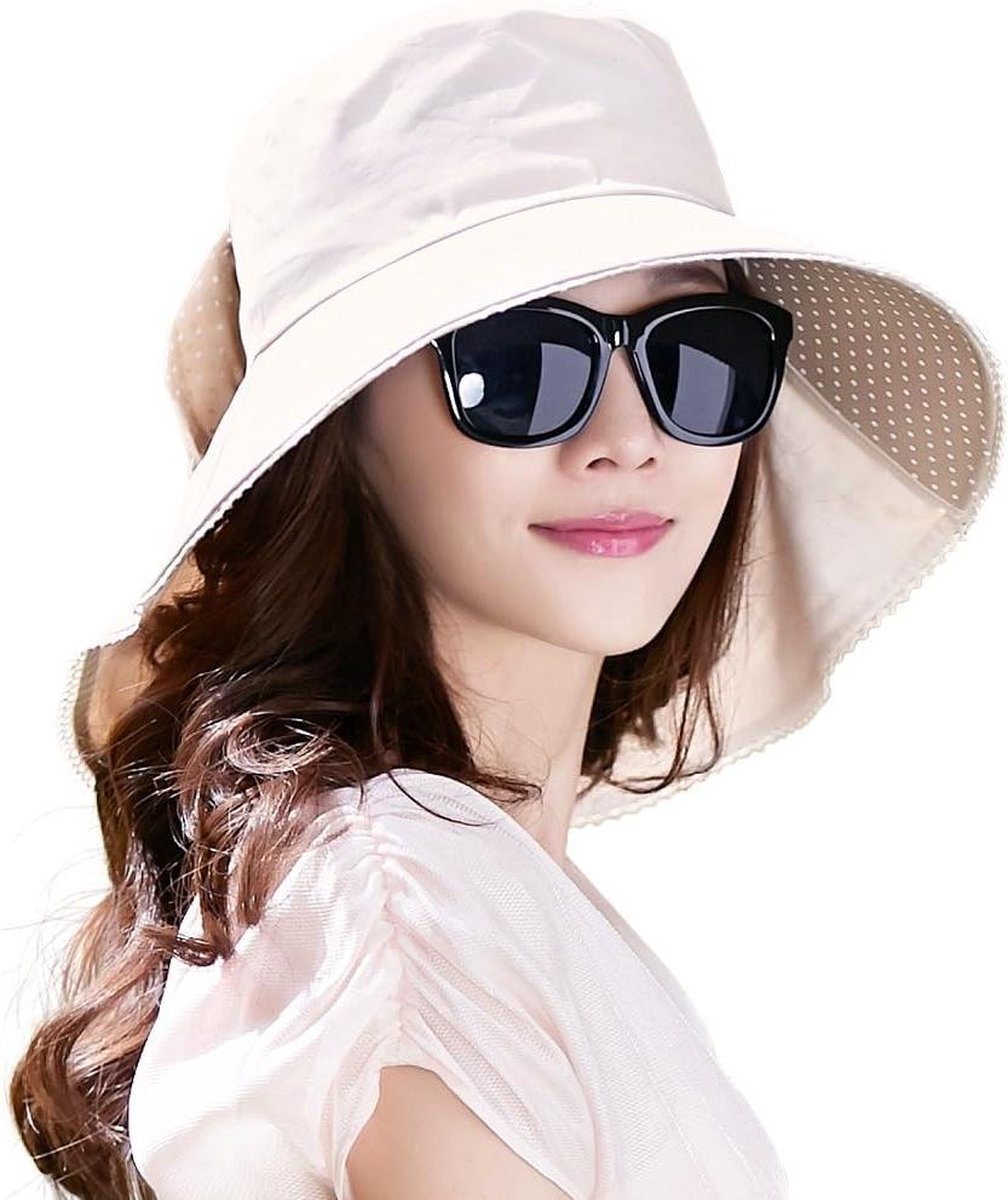 AYPOW Bucket Hat voor vrouwen UPF 50 brede rand