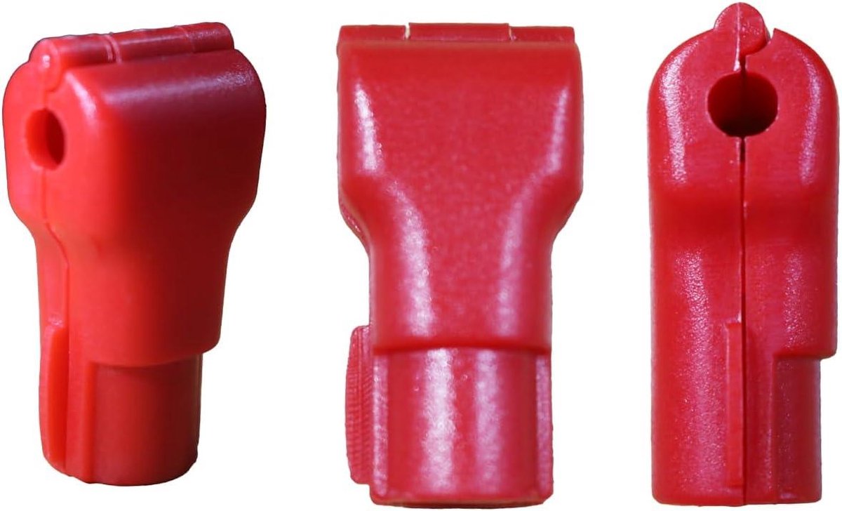 Stop Lock Peg Hook - Veegdiefstalpreventie Draadpen - 100 Stuks Kunststof Rood Veiligheidsslot - Detailhandel Anti-diefstal Display Haakslot - 5mm 4mm Haakslot — cadeau in Cadeau-ideeën - foto 5