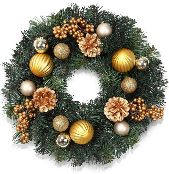 Kersttafelloper 135 cm - Tafelkleed met Kerstdecoratie voor de
