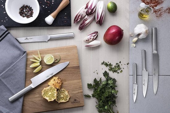 Gerlach Smart Granite Kitchen Block Knife Set 5 Kinds Blade Stainless Steel Kitchen Knife Chef Bread Vegetable