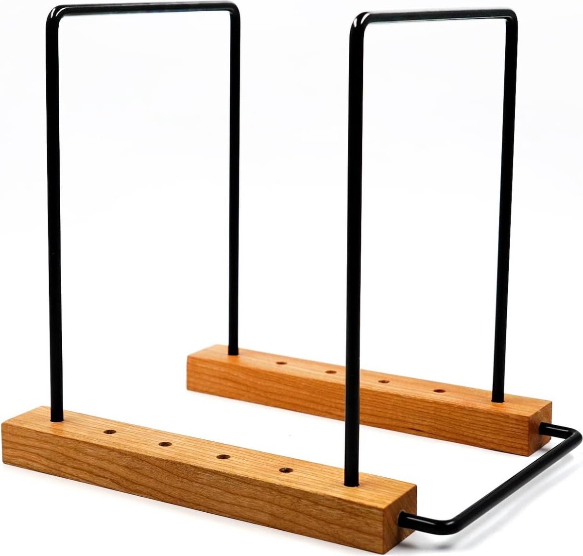 Opslag Houder voor Vinyl Records - Kersenhout - Meerdere Albums - CD Display Stand