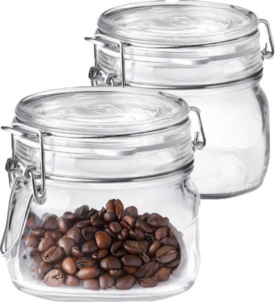 Bormioli Rocco Weckpot Fido Vierkant - 10 x 10 x 14 cm / 750 ml - 6