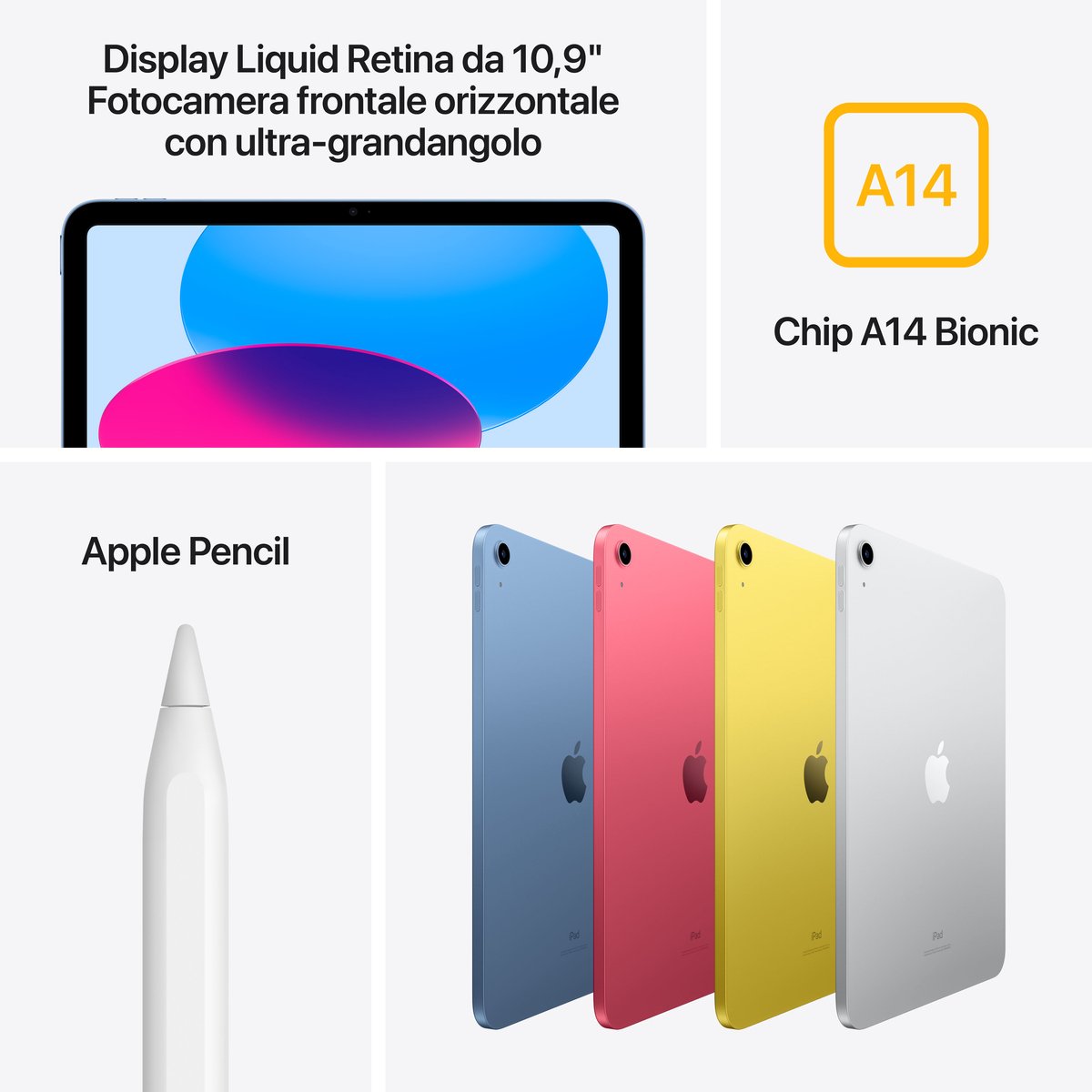 Apple iPad 10e generatie 2022 10,9 inch Liquid Retina 64GB WiFi USB-C Roze Touch ID - Afbeelding 4