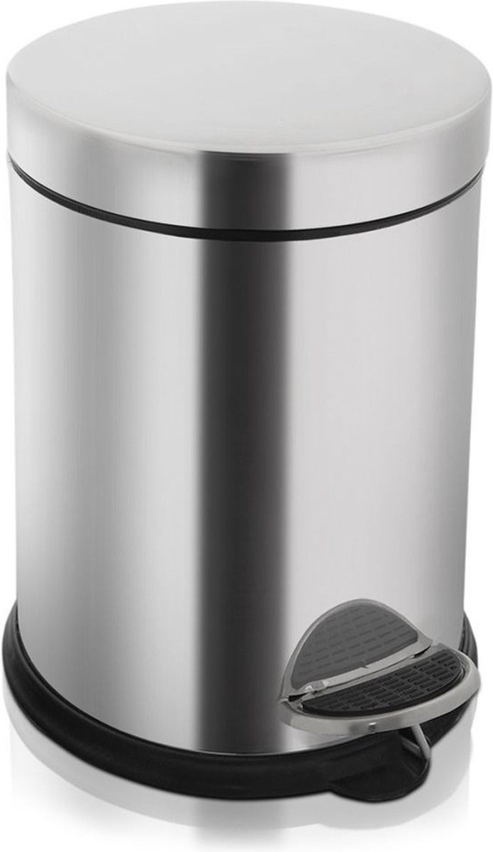 Goedkoopste Prullenbak Edelstaal met Pedaal 3,2 l - Afvalmand - Afvalemmer