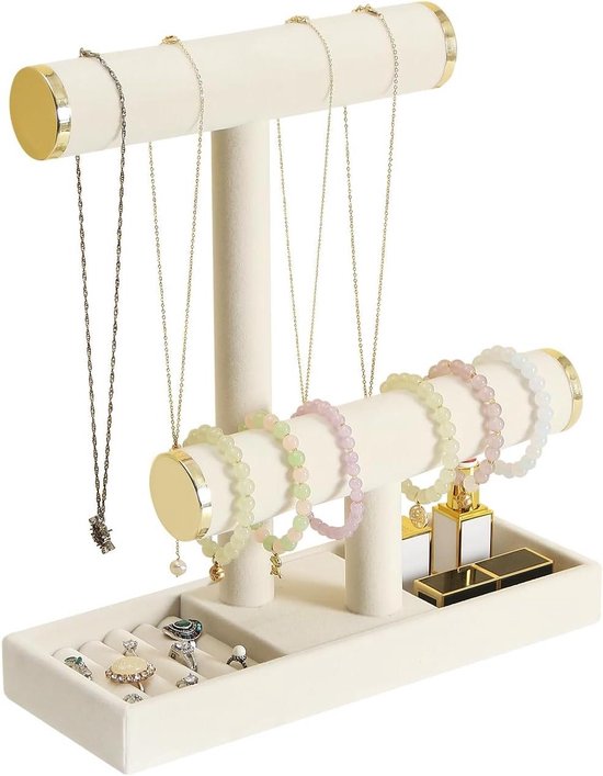 JIAWEIIY Opvouwbare fluwelen reisaccessoire zakje, premium reissieraden organizer case roll, sieraden houder reistas met rits opslag, kleine sieraden opbergtas met grote capaciteit (2