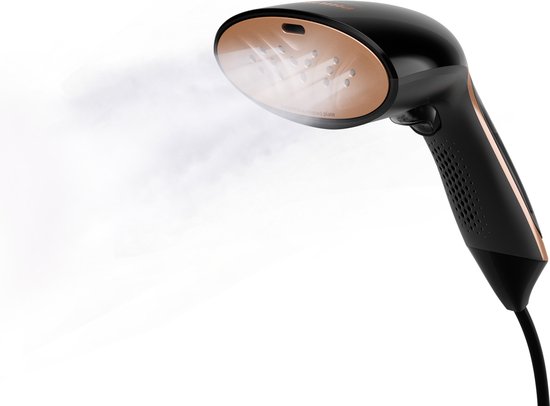Philips Steam & Go GC365/80 - Handheld Kledingstomer - Zwart / Koper - Handstomer Incl. Opbergtas