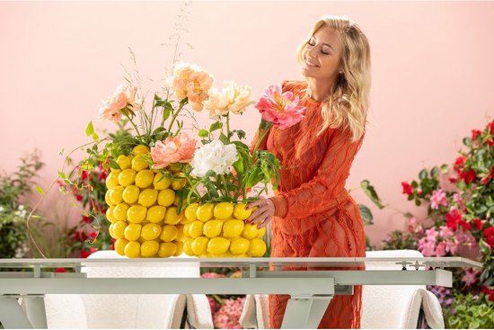 SHUAN Antieke Jingdezhen-vaas Met Bloemen En Landschapspatronen Keramische Tafelvaas Porseleinen Decoratieve Vaas