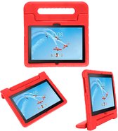 iMoshion Tablet Hoes Kinderen Geschikt voor Lenovo Tab P10 / Tab M10 - iMoshion Kidsproof Backcover met handvat - Rood