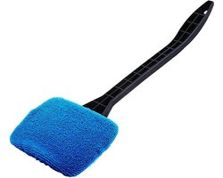 Doodadeals® - Raamwisser Auto – Raamwasser - Met Microvezeldoek – Raamtrekker – Autoraam Wisser – Donkerblauw