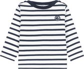 Petit Bateau Mariniere Tops & T-shirts Unisex - Shirt - Blauw - Maat 86