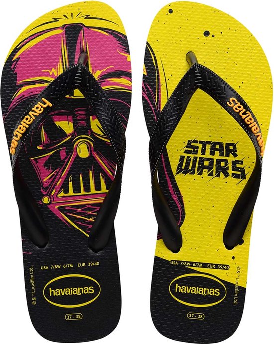 HAVAIANAS STAR WARS Black pop yellow