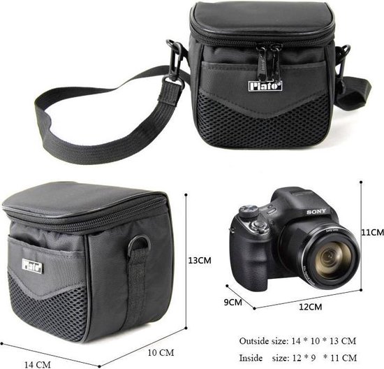 Systeem camera tas zwart beschermhoe Canon Nikon Sony Fuji | bol.com