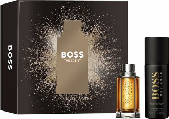 Hugo Boss The Scent Giftset - 50 ml eau de toilette spray + 150 ml deospray - cadeauset voor heren