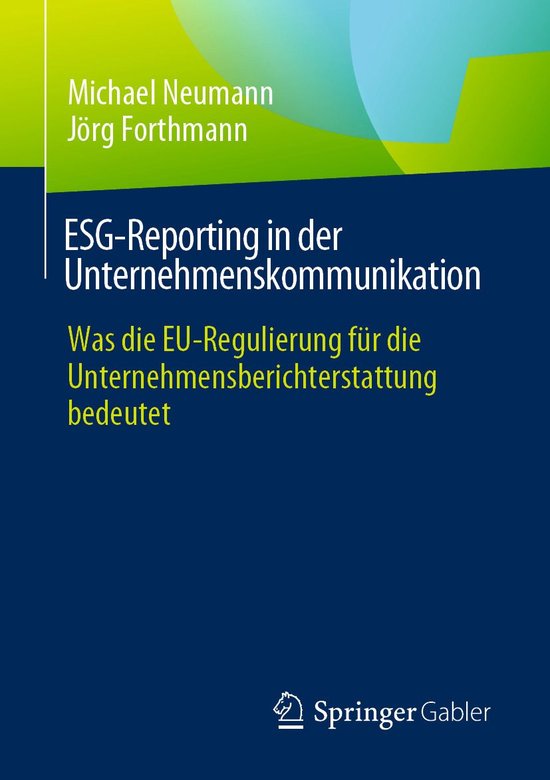 Business and Economics (German Language) - ESG-Reporting in  ... - cover