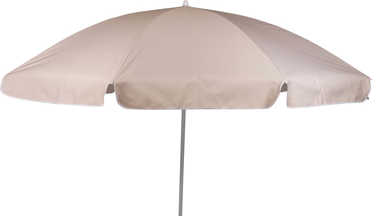 Bol.com Bo-Camp - Parasol - Met knikarm - Ø 165 cm - Sand aanbieding