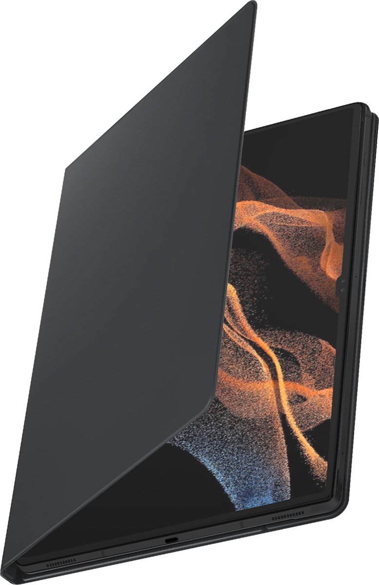 Samsung Book hoesje - Samsung Galaxy Tab S8 Ultra - Zwart