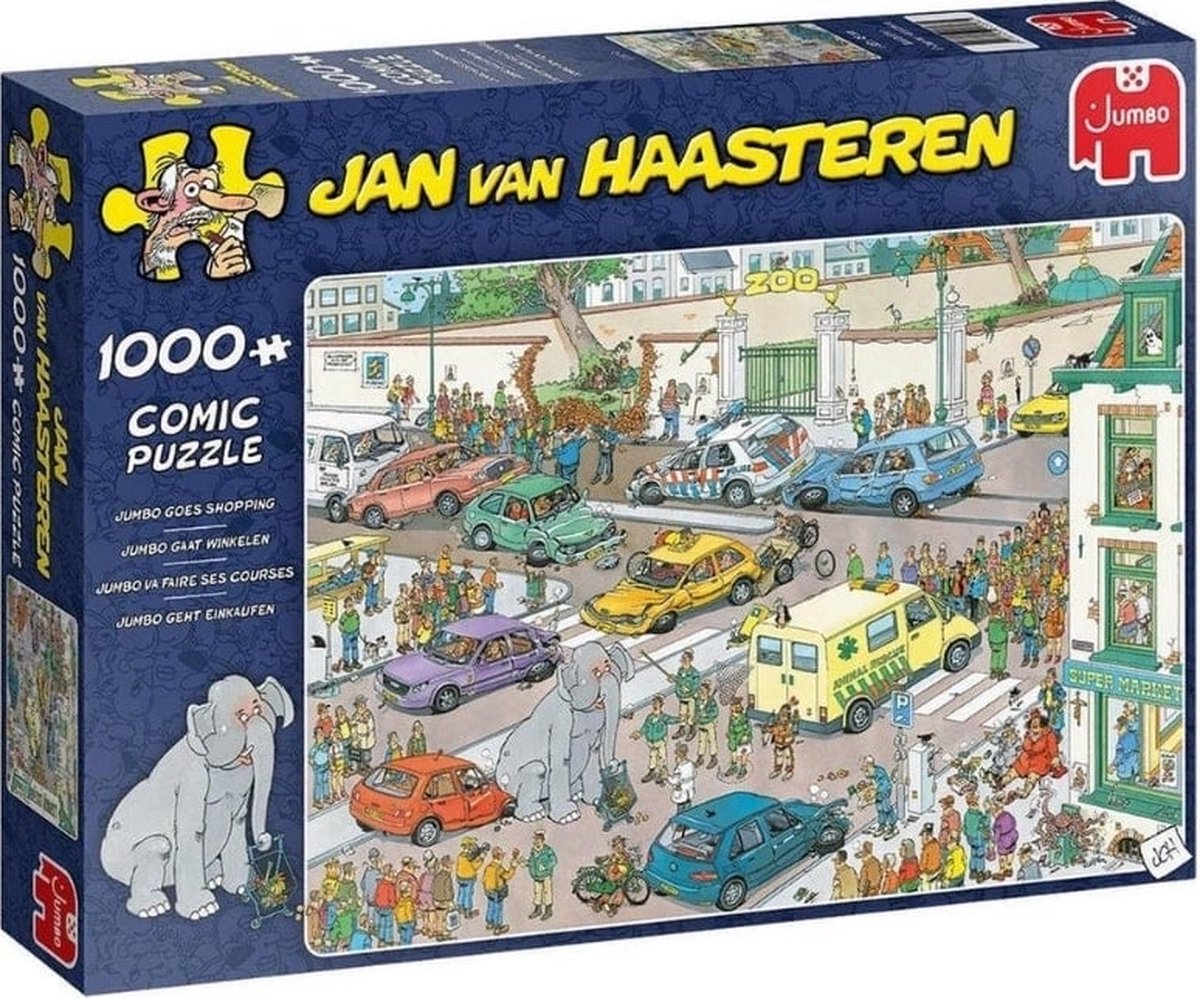 Jan van Haasteren Jumbo gaat winkelen puzzel - 1000 stukjes — afbeelding 12