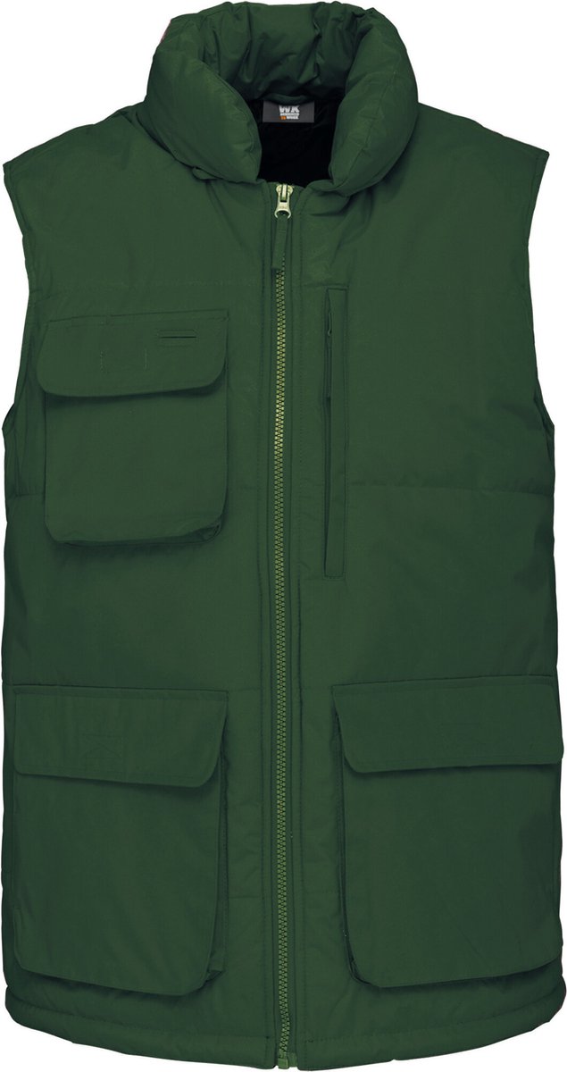 WK. Designed To Work Gewatteerde bodywarmer WK615 - Forest Green - 3XL