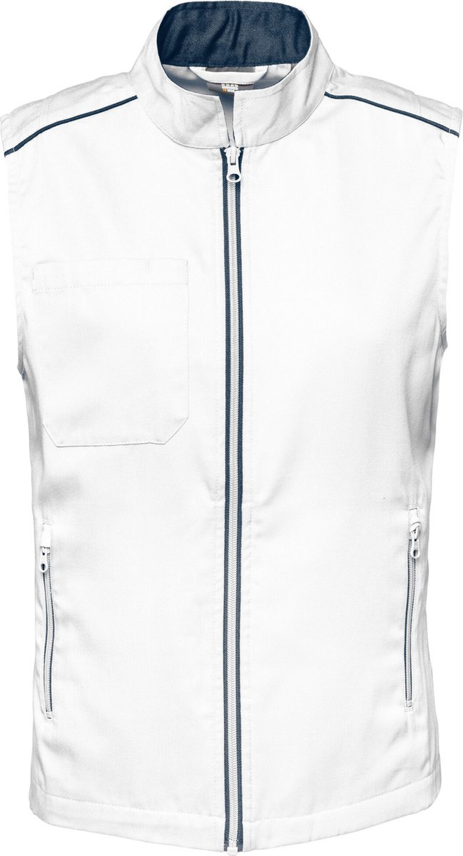 WK. Designed To Work Damesgilet Day To Day WK6149 - White / Navy - M