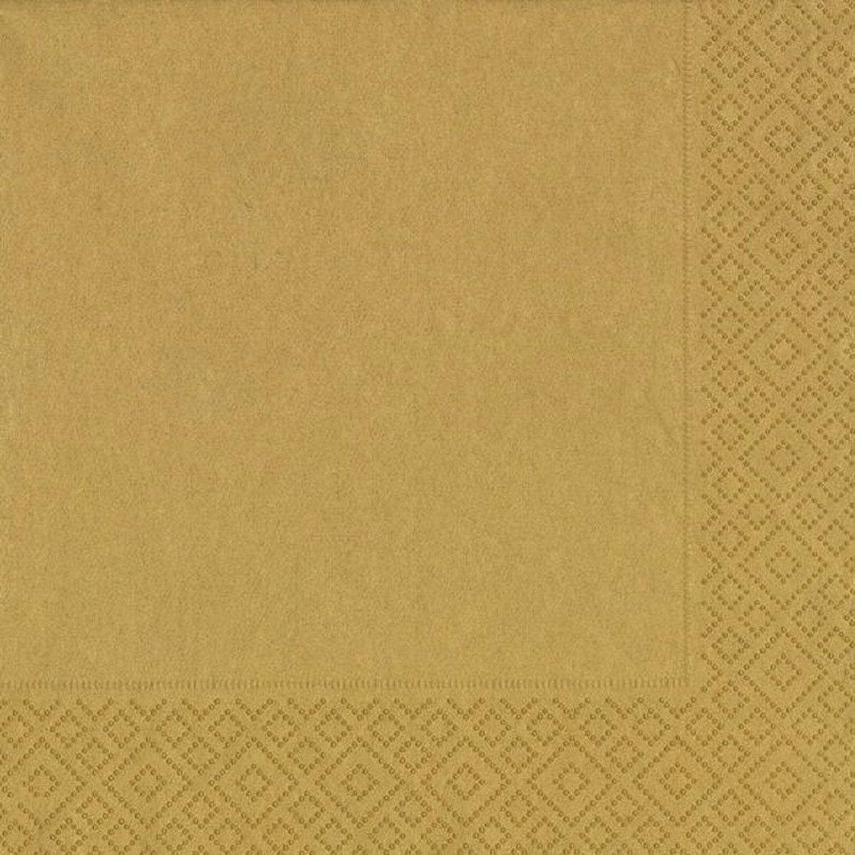 Duni Gouden tafel servetten - 20x stuks - 33 x 33 cm - Thema glitter and glamour - Tafeldecoratie versiering - papier - kerst - bruiloft