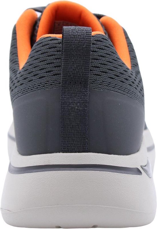 Skechers - GO WALK ARCH FIT-IDYLLIC - Homme - Charcoal Orange - 41