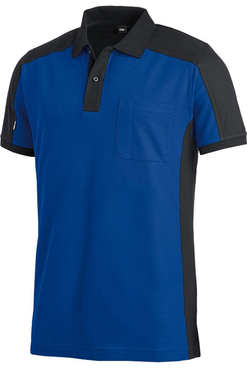 FHB KONRAD Poloshirt 91490 - Korenblauw-Zwart - XL