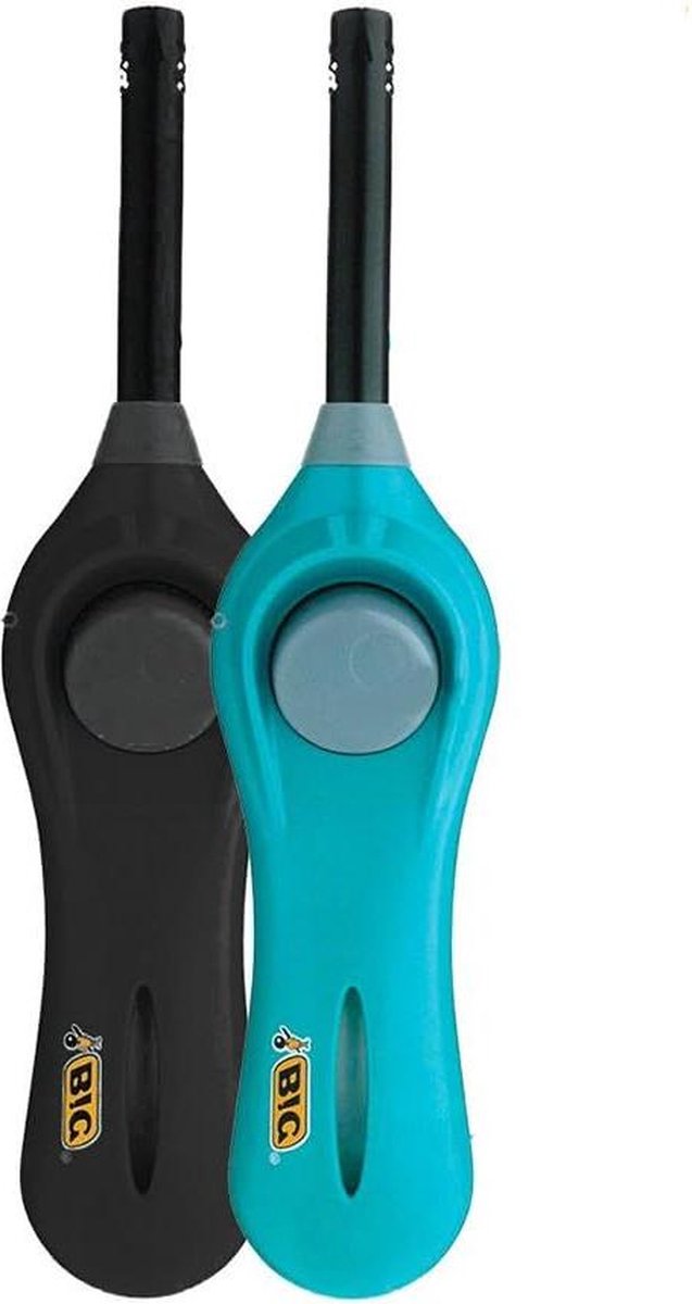 20 cm kunststof elektrische Mega Light Gasaansteker - verschillende kleuren - 5 stuks