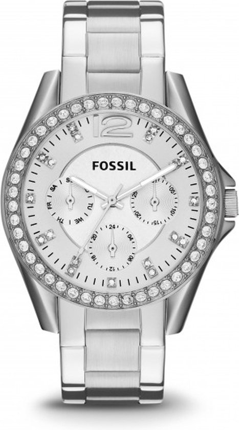 Fossil Womens Multi Dial Quartz Watch Riley