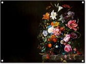 Posters de jardin extérieur Maîtres anciens - Art - Vase avec fleurs - Jan Davidsz de Heem - 90x60 cm
