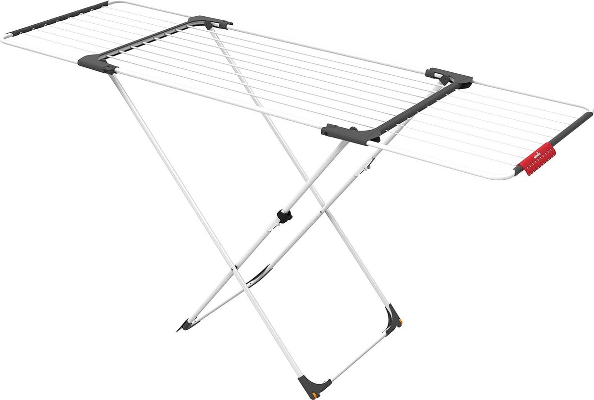 Goedkoopste Staal aluminium wit wasrek - 62 x 125 x 133 cm - verrassend design