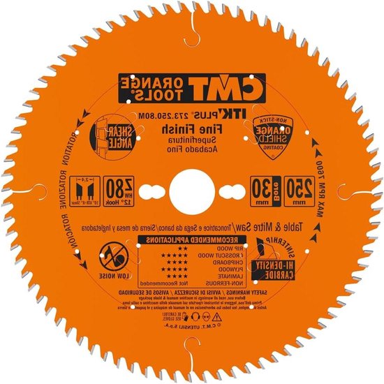 CMT 226.590.14M Dry-cutter zaagblad voor inox, roestvrij staal 355 x 30 x 90T | CMT Online