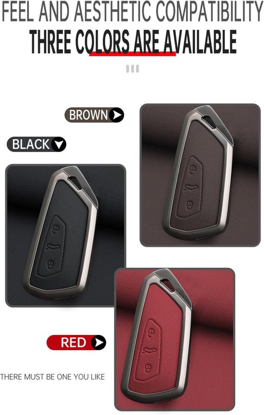 Étui Clé Voiture VW Golf 8 / ID.3 / ID.4 - Coque TPU Protection Anti-Choc - 8 Coloris Disponibles