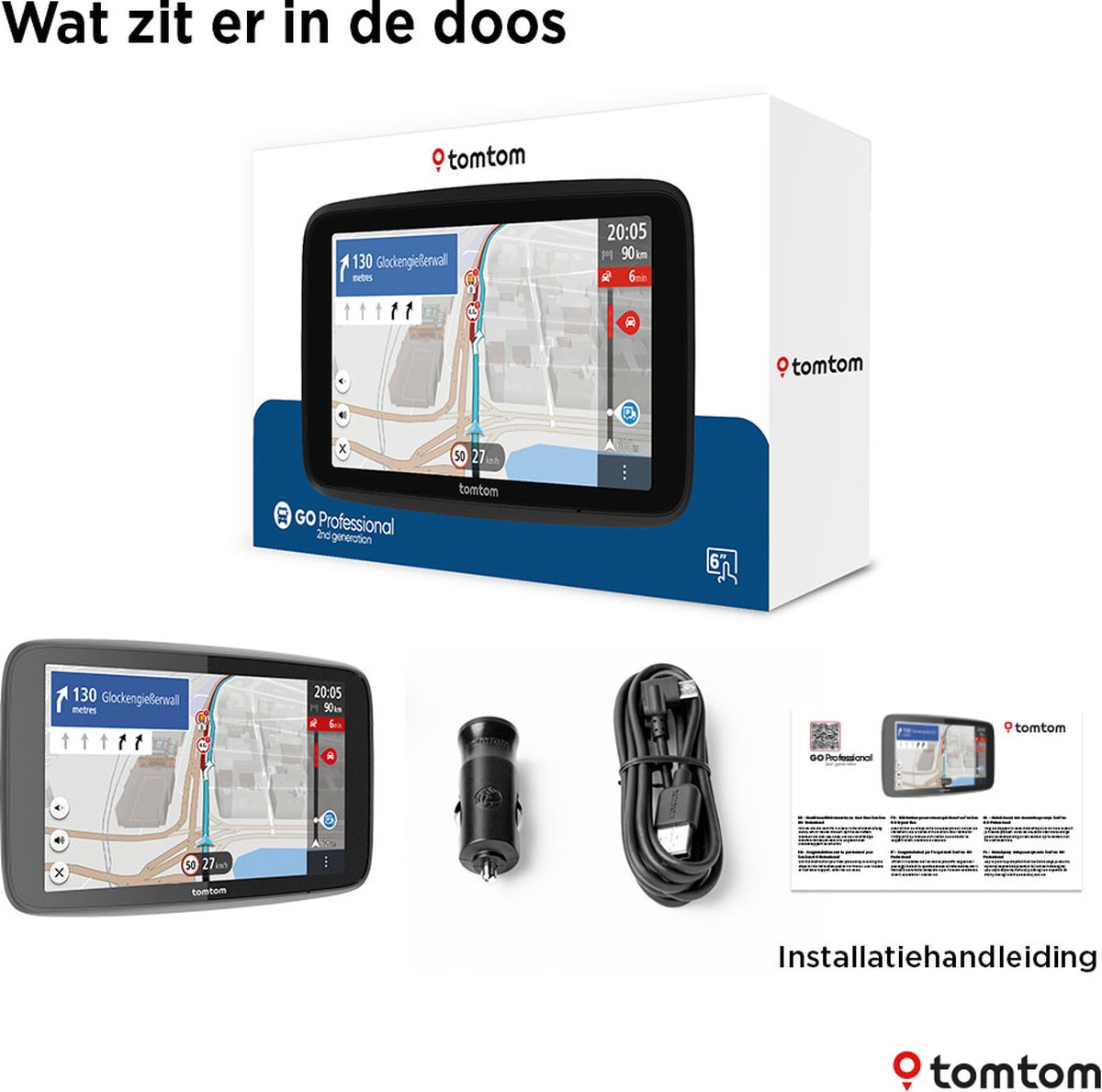TomTom GO Professional 6 - Vrachtwagennavigatie - Europa thumbnail 8