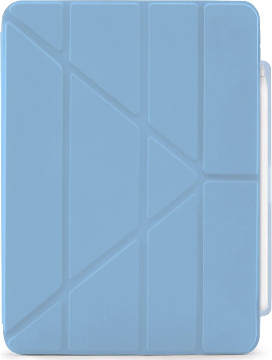 Pipetto Origami No3 Pencil Case voor de iPad Air 11 inch (2025) M3 / (2024) M2 / Air 5 (2022) / Air 4 (2020) - Blauw