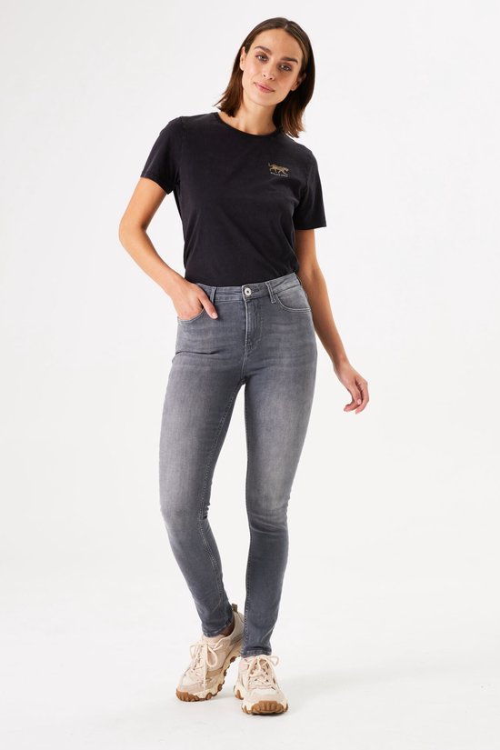 GARCIA Celia Jeans Skinny Fit Femme Gris - Taille W27 X L28
