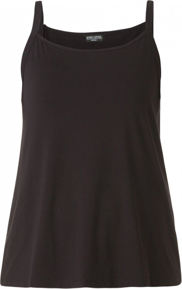 BASE LEVEL CURVY Alexa Top - Black - maat 0(46)