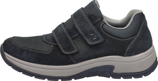 Rieker Sneakers blauw Suede - Maat 45