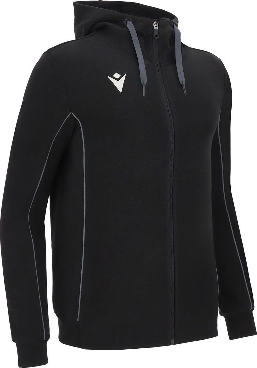 Macron Stage Eco Top Full Zip Heren - Zwart | Maat: 3XL